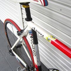 中古自転車 COLNAGO コルナゴ ロードバイク 自転車 ASSO 18段変速(前2段/後9段) フレームサイズ560㎜ ボトルホルダー付 通勤 通学 近所のお出掛けなどにの画像