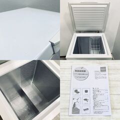 【成約済】★動作良好★ハイアール/電気冷凍庫/冷凍ストッカー/JF-NC103A/2006年製/幅570㎜ /奥行565㎜ /高さ885㎜/E1DY0801の画像