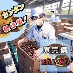 【宮城県】クッキー・チョコレートの製造スタッフを募集！寮完備/日払い