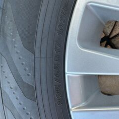 ☆新車外し☆ 40 アルファード 純正  225/65R17 ヨコハマ アドバン V03 17インチの画像