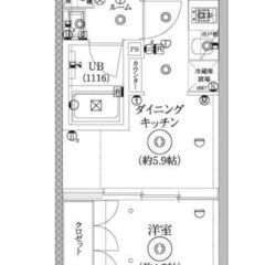 💞敷金ゼロ✨礼金ゼロ✨仲介手数料ゼロ！ペットと暮らせる築浅1DK...