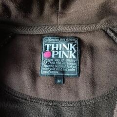 THINKPINK　ジップアップパーカー　茶系　Мサイズの画像