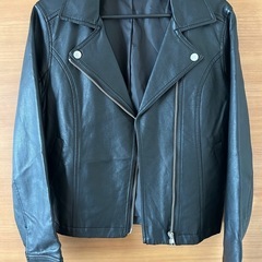 フェイク レザージャケット ライダースジャケット 