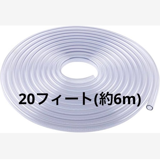 ケーブル保護カバー ケーブルスリーブ ペット保護 家電保護 6m 透明 クリア
