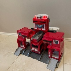 トミカ　ビックファイヤー　消防署　消防車セットの画像