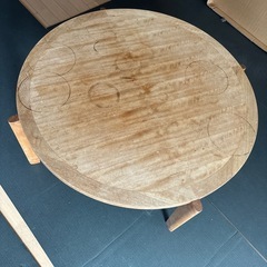 丸テーブル 直径90センチ 高さ38センチの画像