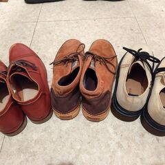 【27.0cm】Lee , Vans , Global Works シューズ　靴　メンズ　３足　の画像