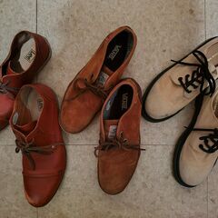 【27.0cm】Lee , Vans , Global Works シューズ　靴　メンズ　３足　の画像