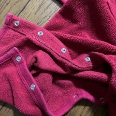 フード付きロンパース　80サイズの画像