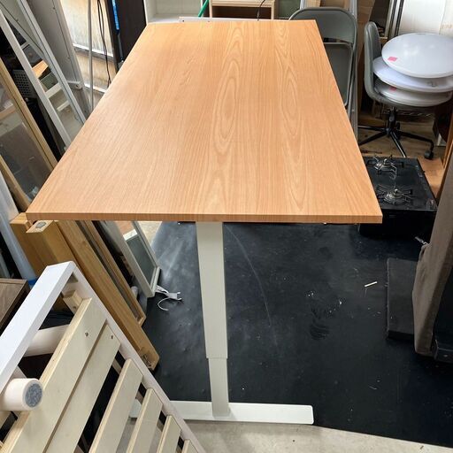 昇降式 ジャンボ テーブル（デスク）IKEA　160cm幅　高さ121cm迄可能！！