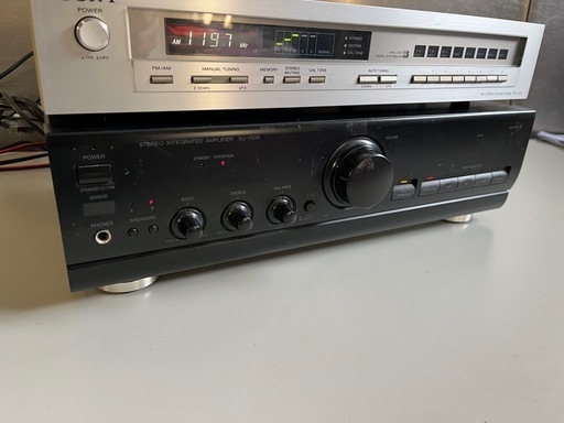 (3) Technics テクニクス ステレオアンプ SU-V500 Stereo Integrated Amplifier 動作確認済 プリメインアンプ 中古品 ④