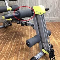 ss7057　ショップジャパン ワンダーコア2 WC-83-J イエロー 取扱説明書付 WONDER Core トレーニングベンチ トレーニングマシン 筋トレ エクササイズ 腹筋運動 家庭用 室内用 耐荷重120kgの画像