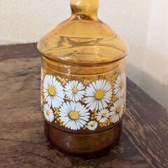 レトロ　キャンディポット【引っ越しの為…取りに来て頂ける方歓迎です】