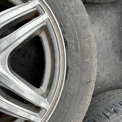 夏タイヤ　タイヤ　ホイール　中古　4本セット　165/65/R14 2017年　5.5J インセット38の画像