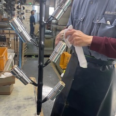 電気メッキ作業の画像