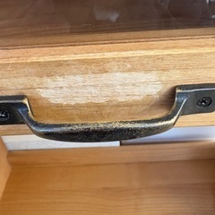 値下げしました!!N788★ナチュラル製★レンジボード★食器棚★幅635ｍｍの画像