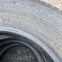 夏タイヤ　中古　4本 175/80/R15 2021年　ダンロップ　pt3の画像