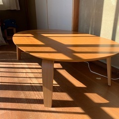 無印良品 フラットヒーター こたつ 大