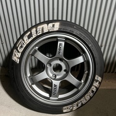【希少】RAYS TE37 4H 114.3 8J 4本 16イ...