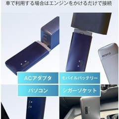 配送　契約不要　プリペイド式（100GB/1年間付き）　モバイルWi-Fi（バッテリーレス）　Vシム　再チャージ可の画像