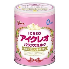 アイクレオ　ミルク缶（二缶）
