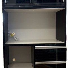 N790☆入江木工製☆レンジボード☆食器棚☆幅895mm