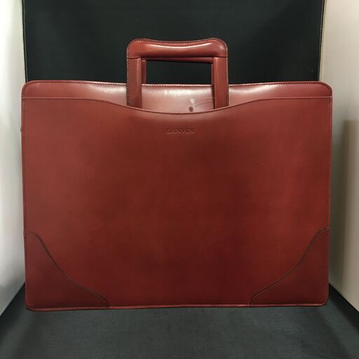 LANVIN　レザー　トートバッグ　ブラウン