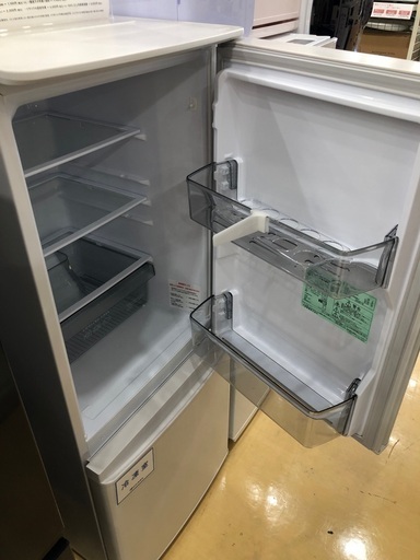 【一年間動作保証付き】MITSUBISHI 2ドア冷蔵庫 MR-P15H-W 146L 2022年製　クリーニング済 298