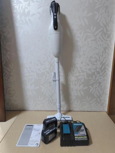 決まりました│makita スティック掃除機 18V バッテリー・充電器付き
