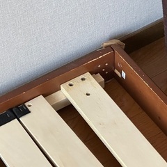 セミダブル　すのこベッドフレーム【12/20までに引き取り希望】