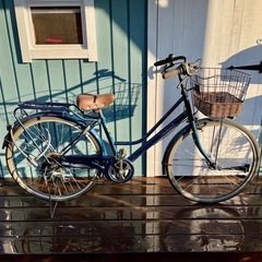 オシャレなカゴの自転車