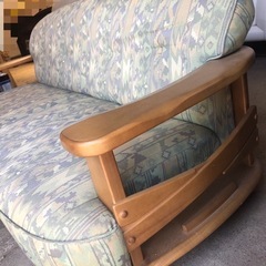 レトロなソファの画像