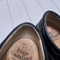 【最終値下げ2/25まで！】Finn Comfort 黒 本革靴 25.5cmの画像