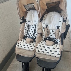 取引決定‼️エアバギーココダブル　双子用ベビーカー　　　