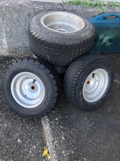 小売 ジヤイロUP/X/Canopy 10インチアルミホイール・タイヤ セット