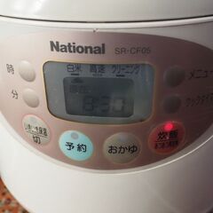 ナショナル炊飯器3号炊き、デットストック品、未使用?