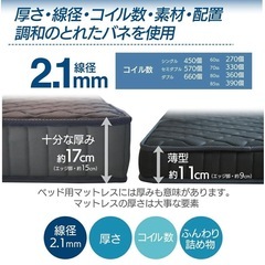 【美品】コイルマットレス 折りたたみ の画像