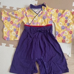 袴 ロンパース はかま 和服 和装 女児 新生児 赤ちゃん 子供...