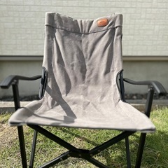 アウトドア焚き火ローチェアの画像