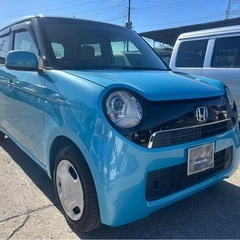 【支払総額19.8万円】h25年式N-one可愛い水色 車検令和8年8月内外装状態良好！Bluetooth バックカメラ 修復歴無し！の画像