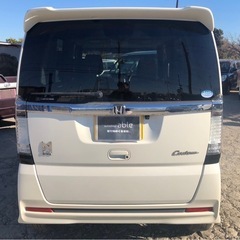 【支払総額24万円】N BOXカスタムターボ車検令和7年5月機関良好　両側パワスラ フルセグTV バックカメラ 修復歴無し不具合無し！即日納車okの画像