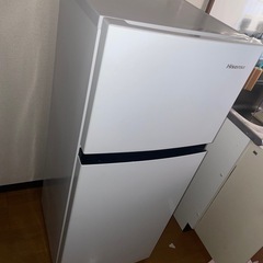 冷蔵庫　洗濯機セット　Hisense　HR-B1202 HW-E...