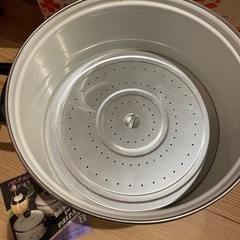 【美品】蒸し器　ホーロー鍋の画像