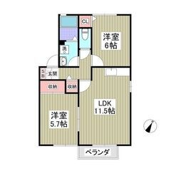 🉐フリーレント賃貸⭐️籠原駅⭐️外国人不可⭐️駐車場1台税別3,...