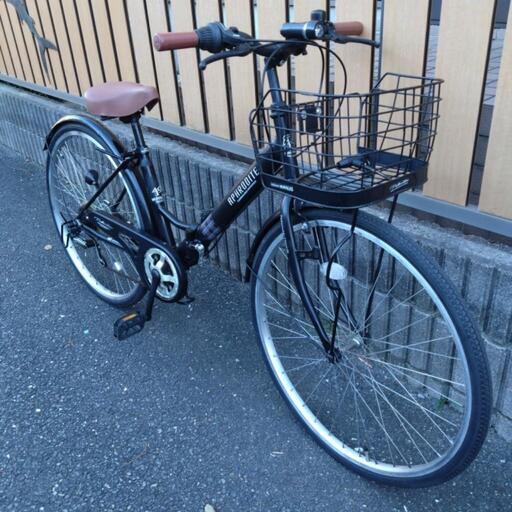 折りたたみ自転車　２６インチ シマノ６段変速