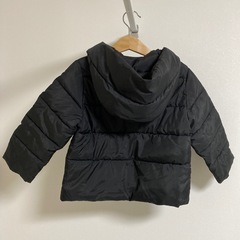 【子供服】サイズ100 フード付きジャケット（黒）の画像