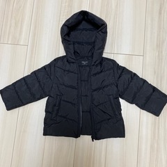 【子供服】サイズ100 フード付きジャケット（黒）の画像