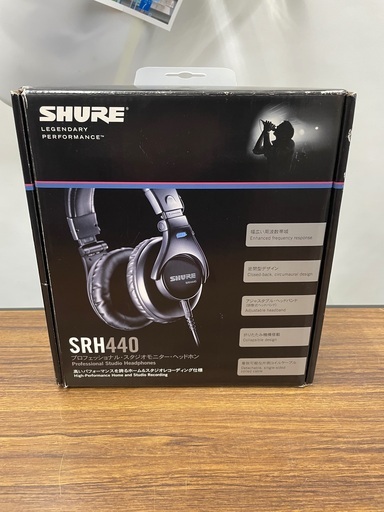 SHURE プロフェッショナルスタジオモニターヘッドホン SRH440