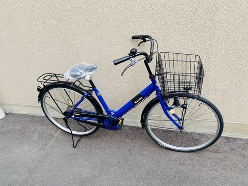 ※決まりました！※　V型のママチャリの中古自転車。ほぼ主要なところは新品に交換してるので、購入後の譲渡証明や防犯登録手続きなど面倒なこ