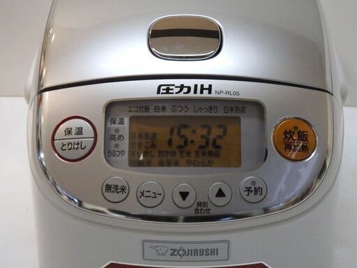 ★ 新札幌 ★ ZOJIRUSHI 象印 NP-RL05 3合炊き 極め炊き 圧力IH炊飯ジャー 2019年製 炊飯器 / No.2956 ★